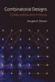 Combinatorial Designs Constructions And Analysis 2010 By Stinson D R
