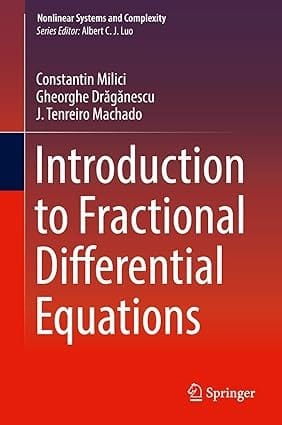 Introduction To Fractional Differential Equations 2019 By Milici C