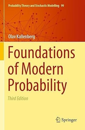 Foundations Of Modern Probability 2 Vol Set 3rd Edition 2021 By Kallenberg O.