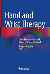 Hand And Wrist Therapy Clinical Examination And Advanced Rehabilitation Tools 2022 By Mesplie G