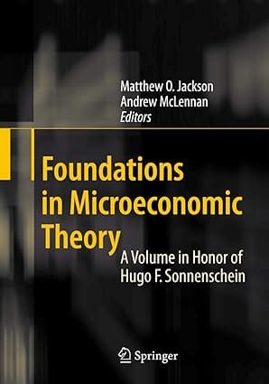 Foundations In Microeconomic Theory 2008 by Jackson M.O.