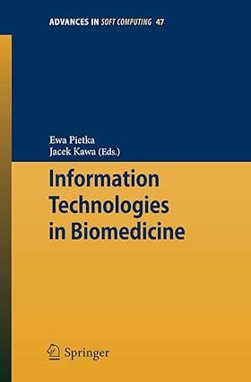 Information Technologies In Biomedicine 2008 by Pietka E