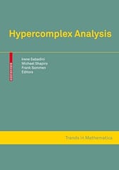 Hypercomplex Analysis 2009 by Sabadini I.