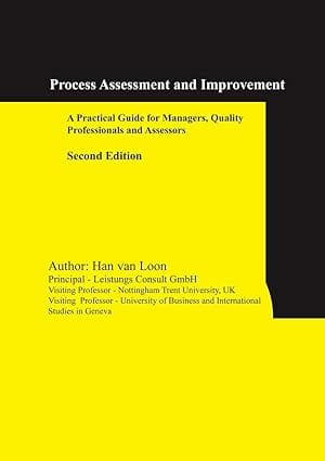 Process Assessment And Improvement 2007 By Loon H V
