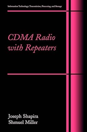 Cdma Radio With Repeaters 2007 By Shapira J