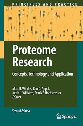Proteome Research 2Ed 2007 By Wilkins M R