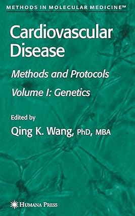 Cardiovascular Disease, Volume 1 2007 By Wang Q K
