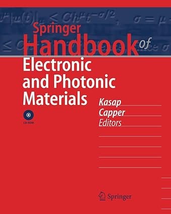 Springer Handbook Of Electronic And Photonic Materials 2007 By Capper K