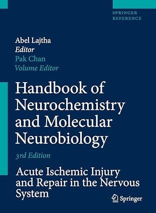 Handbook Of Neurochemistry And Molecular Neurobiology 3Ed 2007 By Lajtha A