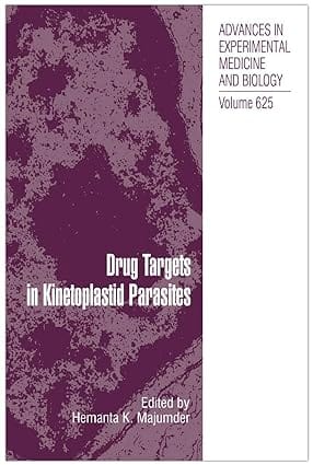 Drug Targets In Kinetoplastid Parasites 2008 By Majumder H K
