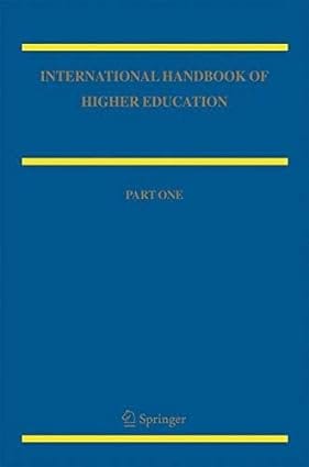 International Handbook Of Higher Education 2 Vol Set 2006 By Altbach F