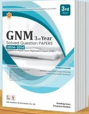 GNM 3rd Year Solved Question Papers (2024-2014) Based on Punjab Nurses Registration Council 2024 By Sandeep Kaur