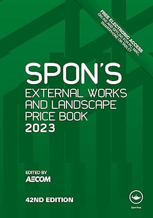Spons External Works And Landscape Price Book 2023, 42nd Edition 2023 By Aecom