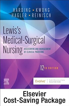 Lewiss Medical Surgical Nursing With Text And Study Guide Package With Access Code 12th Edition 2023 By Harding M