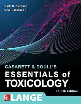 Casarett And Doulls Essentials Of Toxicology 4th Edition  2021 By Klaassen C D