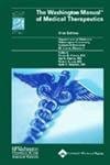 The Washington Manual Of Medical Therapeutics 31St Edition 2004 By Green