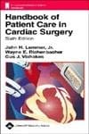 Handbook Of Patient Care In Cardiac Surgery, 6th Edition Edition 2003 By Lemmer