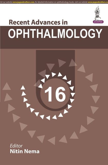 Recent Advances In Ophthalmology 16, 1st Edition 2023 By Nitin Nema