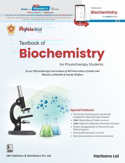 Textbook of Biochemistry for Physiotherapy Students 2023 By Dr. Harbans Lal