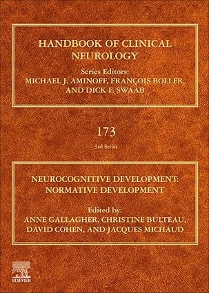Neurocognitive Development Normative Development 3Rd Series Volume 173 2020 By Gallagher A