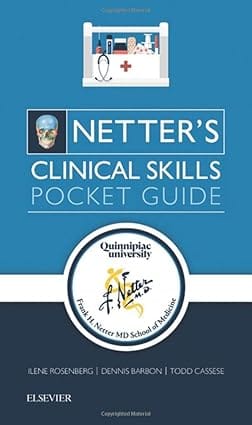 Netters Clinical Skills Pocket Guide 2020 By Rosenberg I L