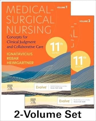 Medical Surgical Nursing With Access Code 2 Vol Set 11th Edition 2024 By Ignatavicius D D