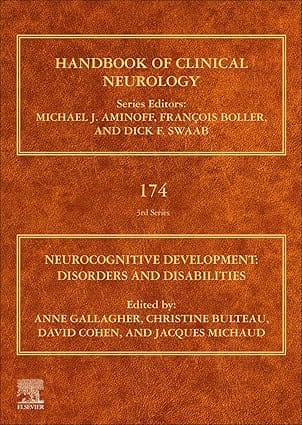 Neurocognitive Development Disorders And Disabilities 3Rd Series Volume 174 2020 By Gallagher A