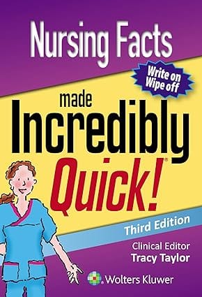 Nursing Facts Made Incredibly Quick 3rd Edition 2018 By Lww