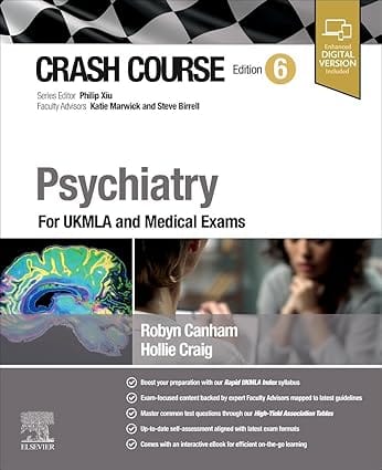 Crash Course Psychiatry With Access Code 6th Edition 2025 By Canham R
