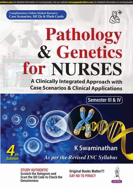 Pathology & Genetics For Nurses 4th Edition 2024 By K Swaminathan
