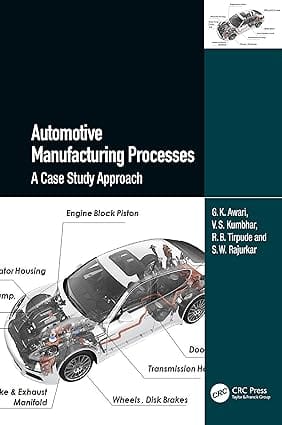 Automotive Manufacturing Processes A Case Study Approach 2023 By Awari G K