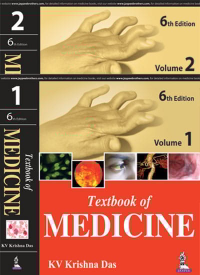 Textbook Of Medicine (2Vols) 6th Reprint Edition 2024 By Kv Krishna Das