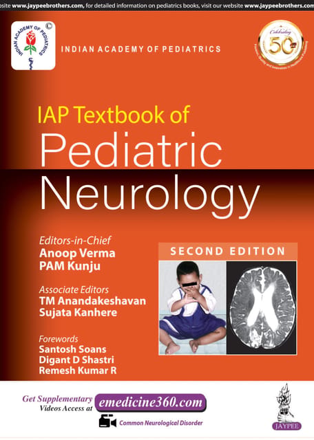 IAP Textbook Of Pediatric Neurology 2nd Reprint Edition 2024 By Anoop Verma