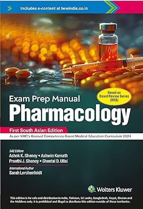 Exam Prep Maual Pharmacology With Access Code (Sae) Adaptation From 7th Edition 2024 By Shenoy A K