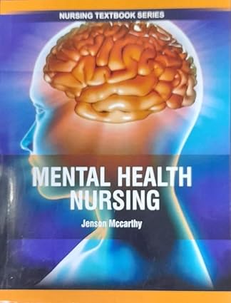 Mental Health Nursing Nursing Textbook Series 2025 By Mccarthy J