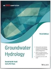 Groundwater Hydrology An Indian Adaptation 3rd Edition  2021 By Todd D K