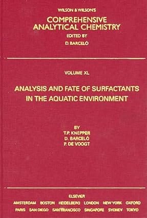 Comprehensive Analytical Chemistry Vol Xl 2003 By Elsevier
