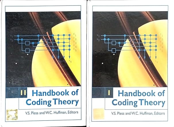 Handbook Of Coding Theory 2 Vol Set 2011 By Pless V S