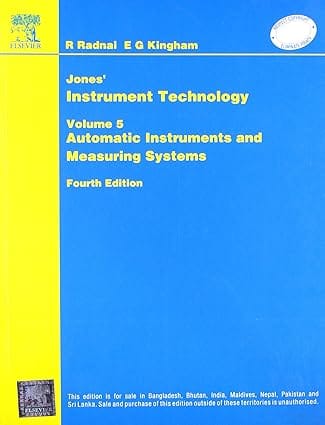 Jones? Instrument Technology Automatic Instruments And Measuring Systems 4th Edition (Vol 5) 2005 By Noltingk