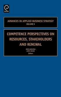 Competence Perspectives On Resources Stakeholders And Renewal 2005 By Sanchez A H R