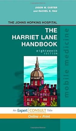 The Harriet Lane Handbook 18th Edition 2008 By Custer J W