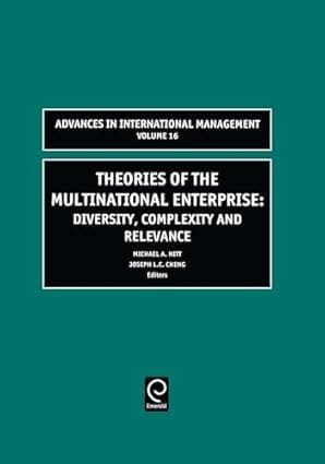 Advances In International Management Vol 16 2004 By Hitt M A