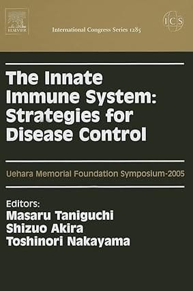 The Innate Immune Systes- Strategies For Disease Control 2005 By Taniguchi M