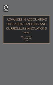 Advances In Accounting Education Teaching And Curriculum Innovations Vol. 6 2004 By Schwartz