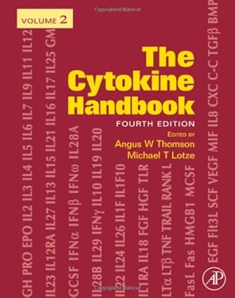 The Cytokine Handbook 4th Edition 2 Vols. Set 2003 By Thomson A W