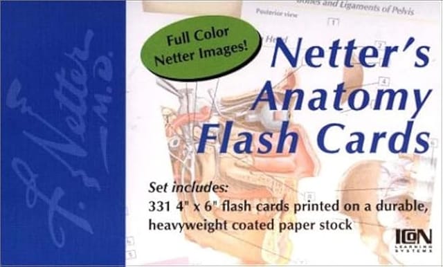 Netters Anatomy Flash Cards 2002 By Hansen J T