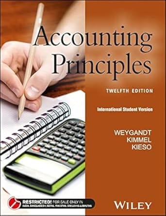 Accounting Principles 12th Edition 2017 By Weygandt J J