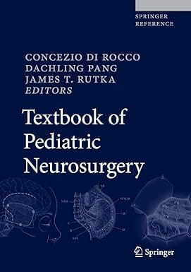 Textbook Of Pediatric Neurosurgery 3 Vol Set 2020 By Rocco C D