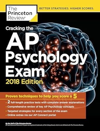 Cracking The Ap Psychology Exam 2018 Edition 2017 By Princeton Review