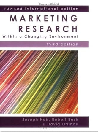 Marketing Research 3rd Edition 2005 By Ortinau
